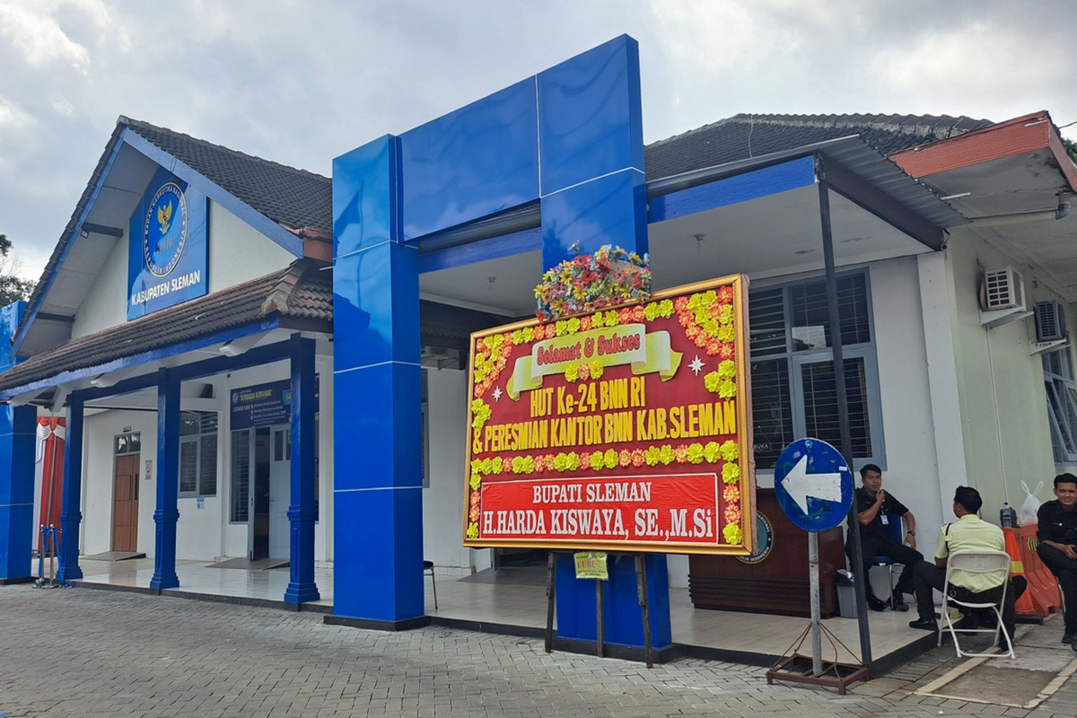 Kantor Baru BNNK Sleman Diresmikan, Upaya Perang Narkoba Diperkuat