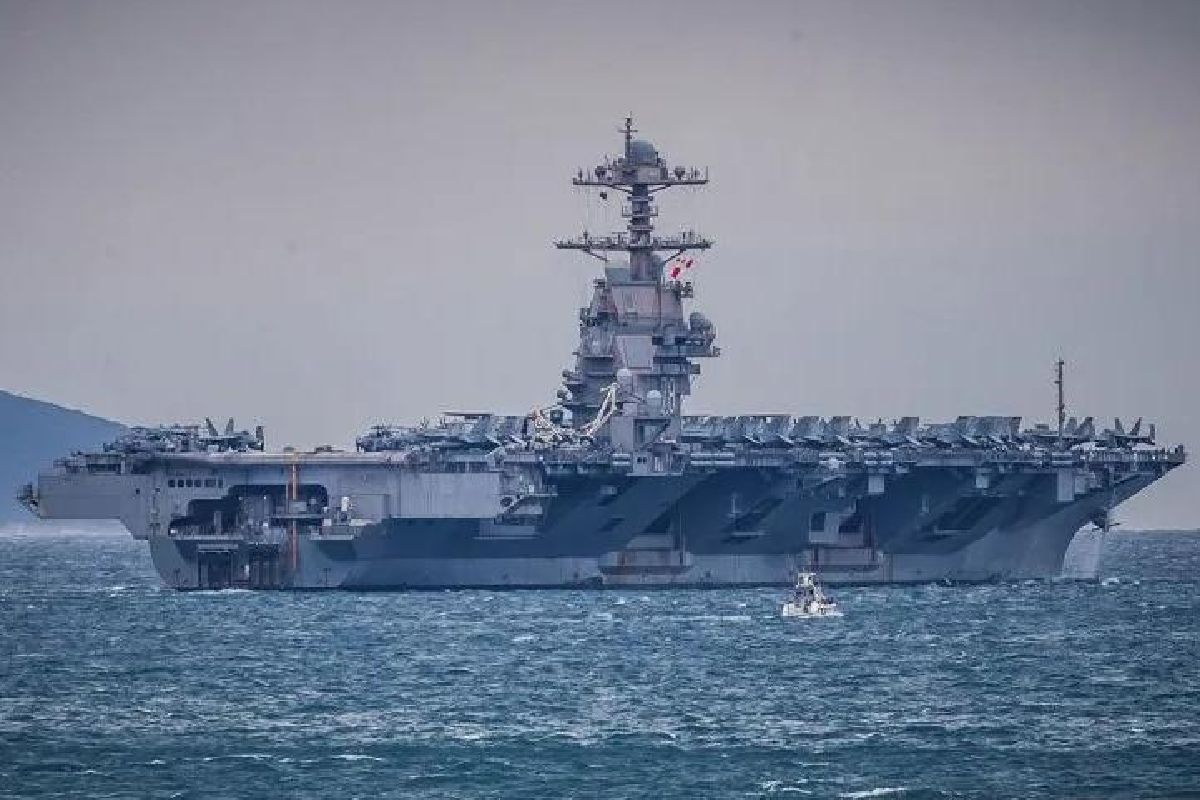 AS Tarik Kapal Induk USS Gerald Ford di Timur Tengah, Ini Dampaknya
