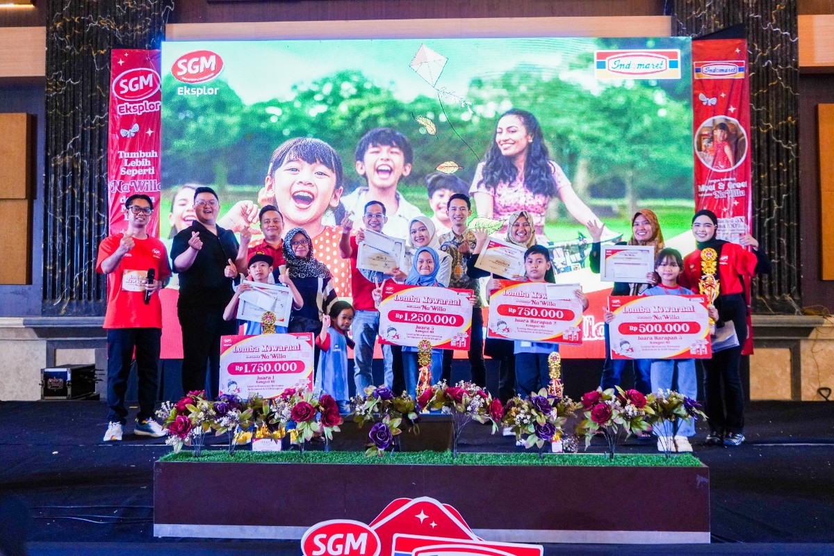 Indomaret dan SGM Gelar Lomba Mewarnai di SCH, Dihadiri Na Willa