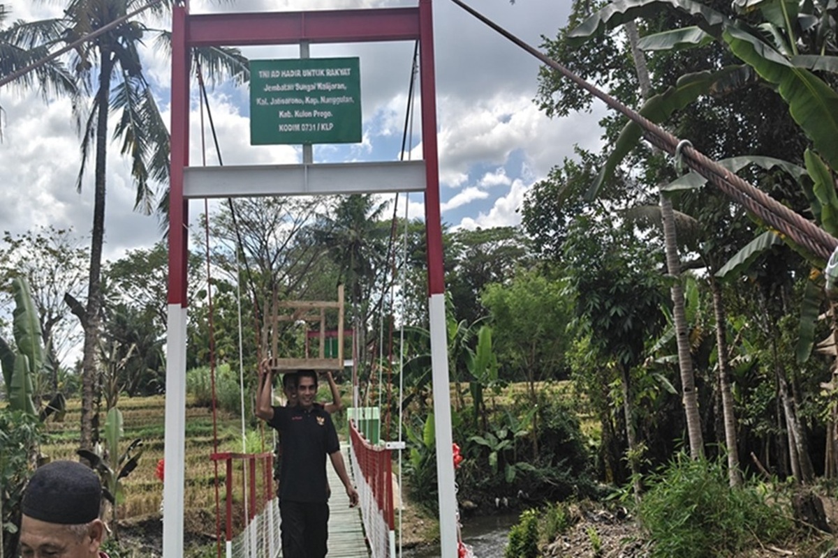 Jembatan Garuda Pangkas Akses Petani Kulonprogo hingga 4 Km