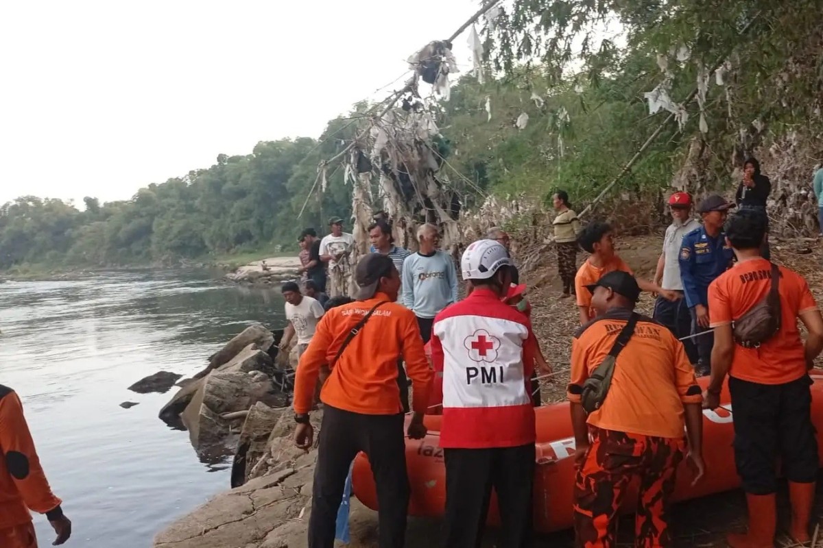 Kungkum di Bengawan Solo, Pemuda Sragen Hilang Terseret Arus