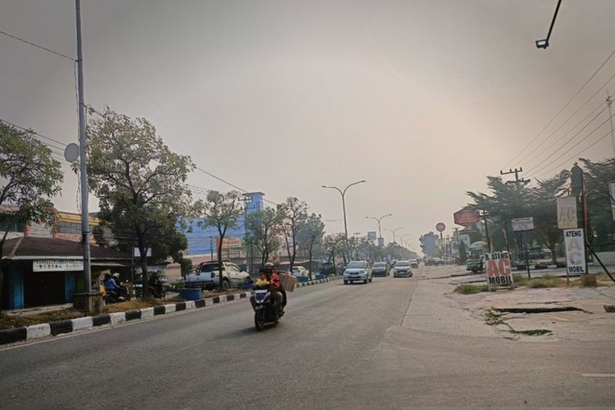 Tiba di Pekanbaru, Prabowo Pimpin Rapat Penanganan Karhutla