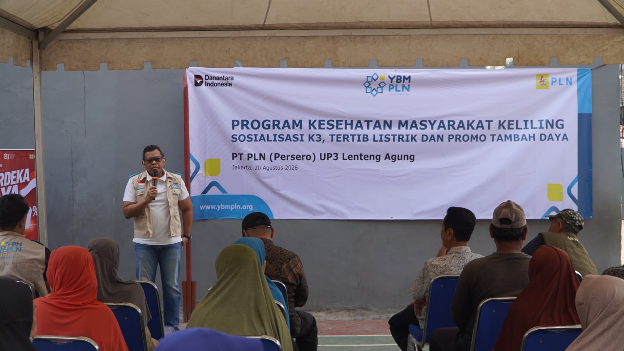 PLN Bersama YBM PLN Hadirkan Layanan Kesehatan, Edukasi K3, dan Promo Tambah Daya untuk Warga Lenteng Agung